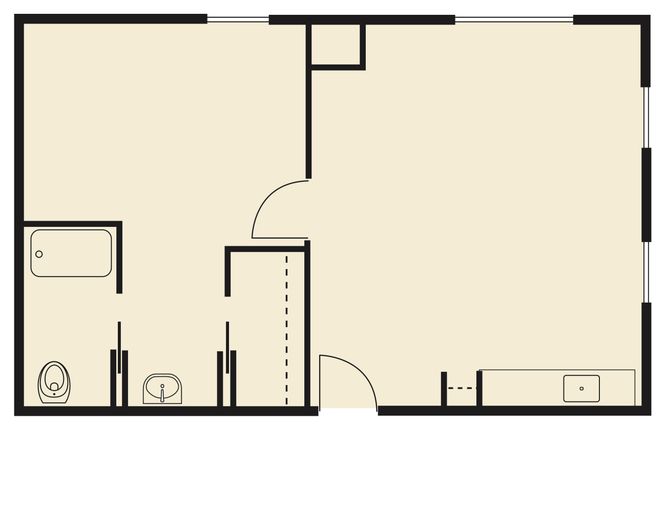 Blfm Floors 0003 Grand One Bedroom - River Valley Place Of Fort Madison